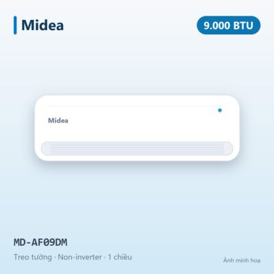 Điều hòa Midea 9.000BTU 1 chiều MD-AF09DM