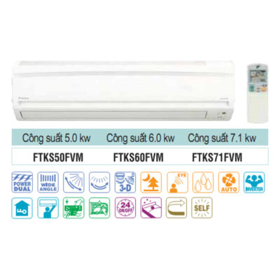 Dàn lạnh điều hòa multi treo tường Daikin Inverter 21.000 BTU FTKS60FVM