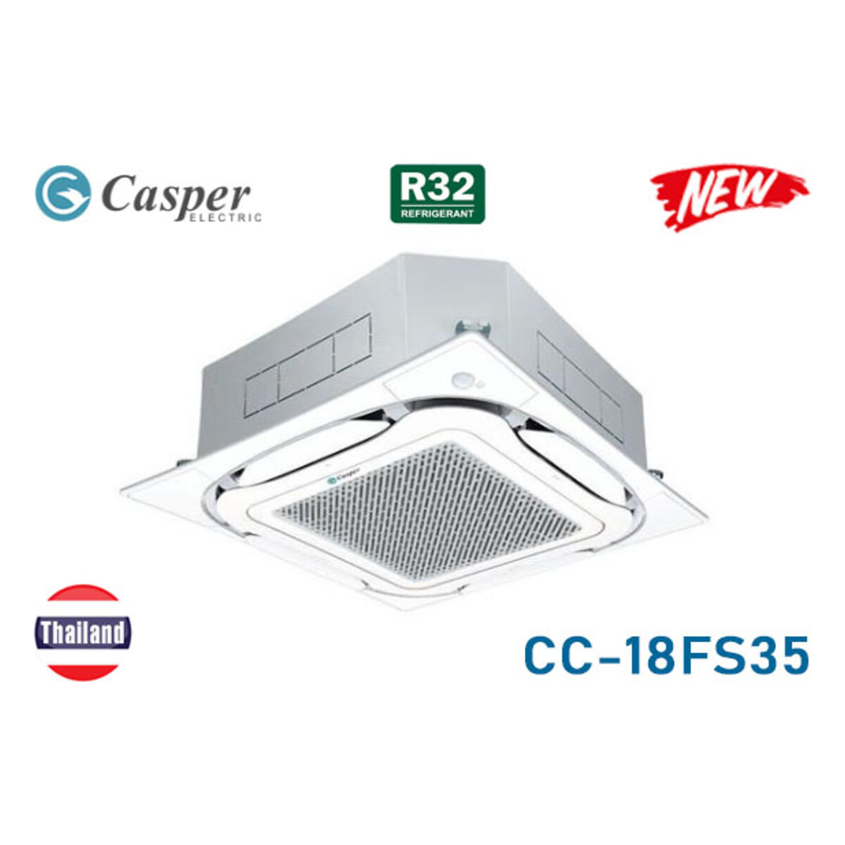 Điều hòa âm trần Casper 18.000 BTU 1 chiều CC-18FS35