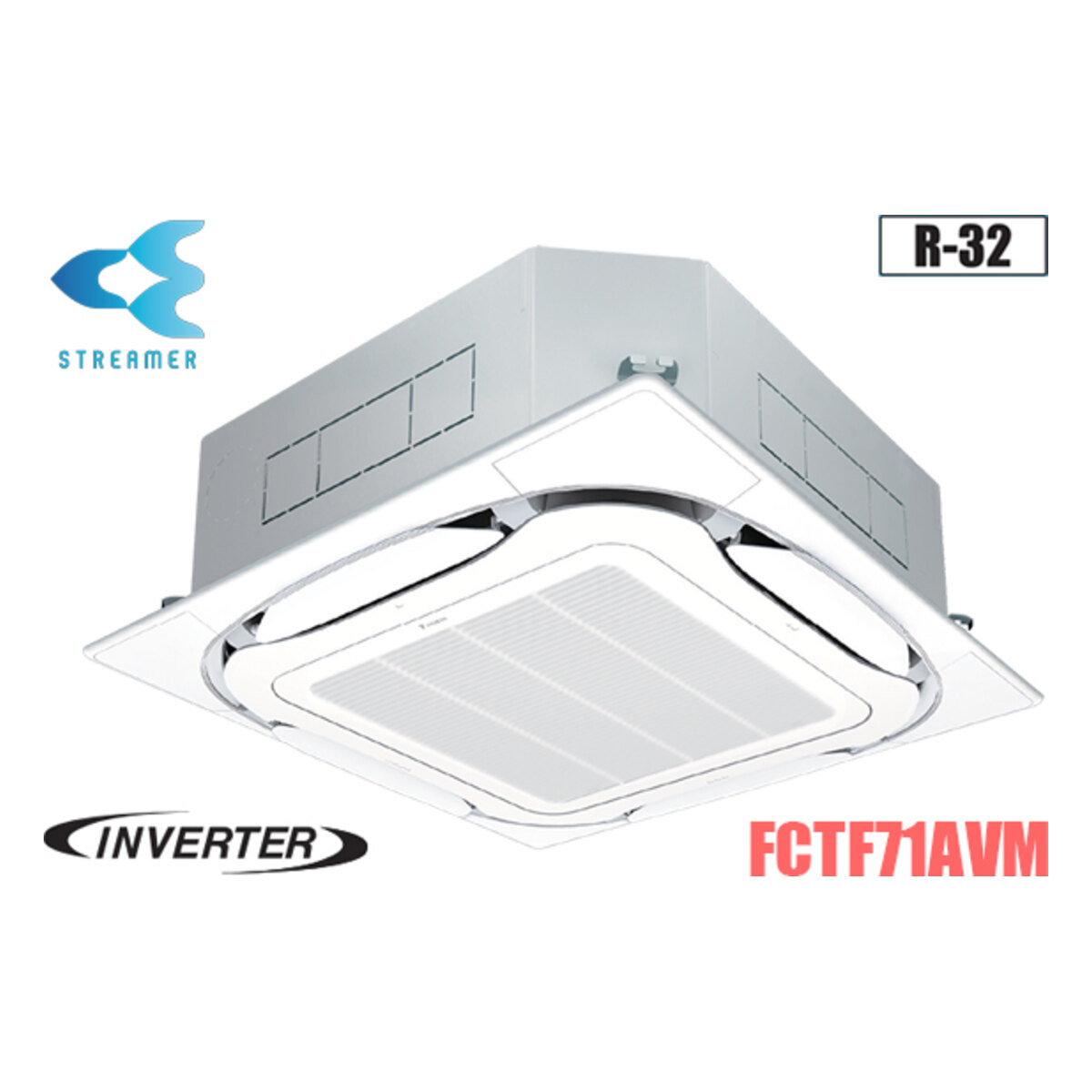 Điều hòa âm trần Daikin Inverter 24.000 BTU 2 chiều FCTF71AVM/RZA71DV1