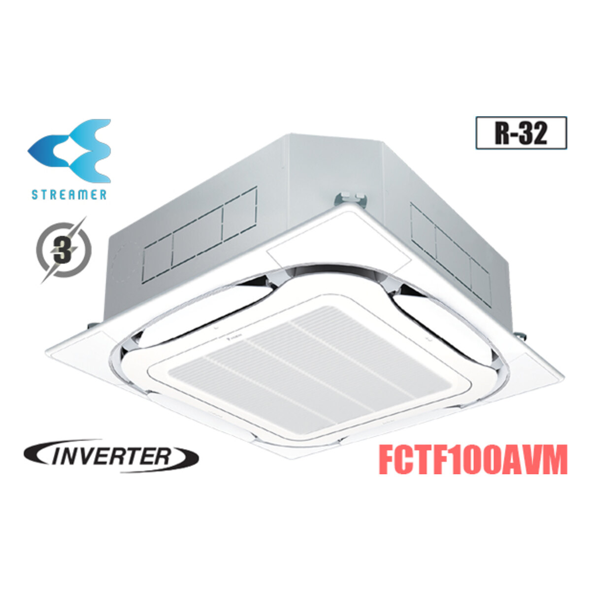 Điều hòa âm trần Daikin Inverter 34.000 BTU 2 chiều FCTF100AVM/RZA100DY1