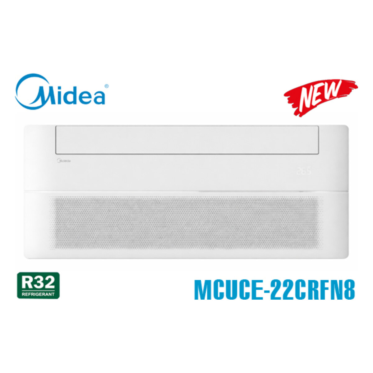 Điều hòa âm trần Midea Inverter 22.000 BTU 1 chiều MCUCE-22CRFN8