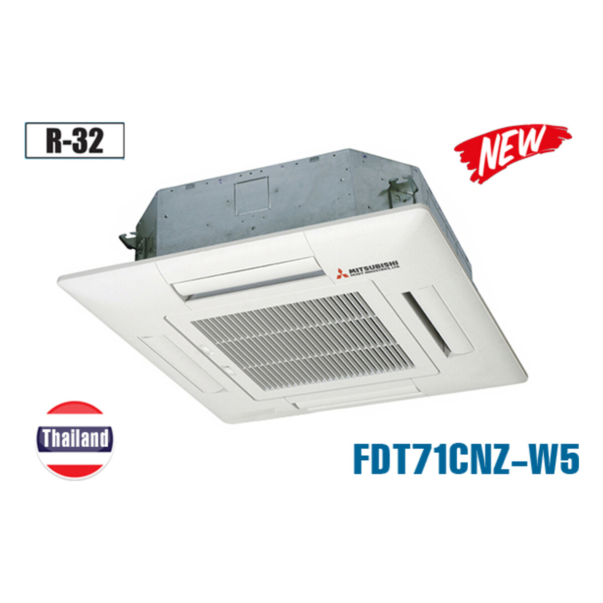 Điều hòa âm trần Mitsubishi Heavy 24.000 BTU 1 chiều FDT71CNZ-W5 – ảnh 3