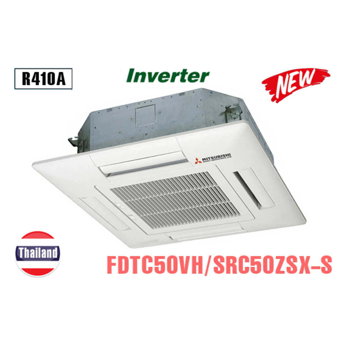 Điều hòa âm trần Mitsubishi Heavy Inverter 18.000 BTU 2 chiều FDTC50VH/SRC50ZSX-W3