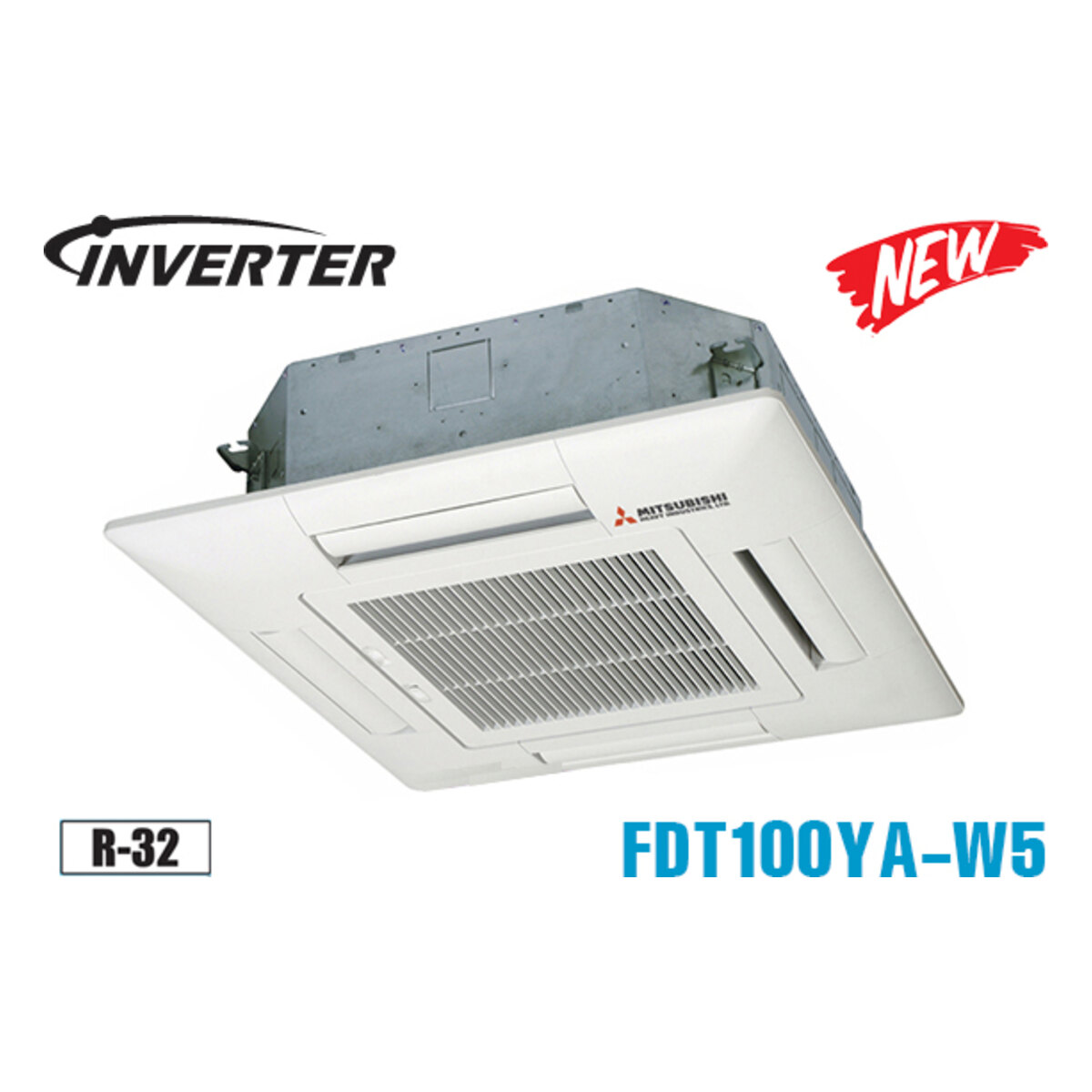 Điều hòa âm trần Mitsubishi Heavy Inverter 34.000 BTU 1 chiều FDT100YA-W5/FDC100YNA-W5