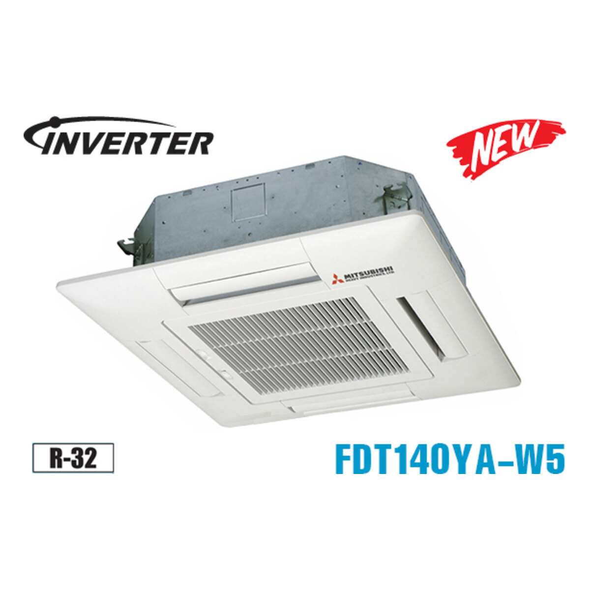 Điều hòa âm trần Mitsubishi Heavy Inverter 50.000 BTU 1 chiều FDT140YA-W5/FDC140YNA-W5