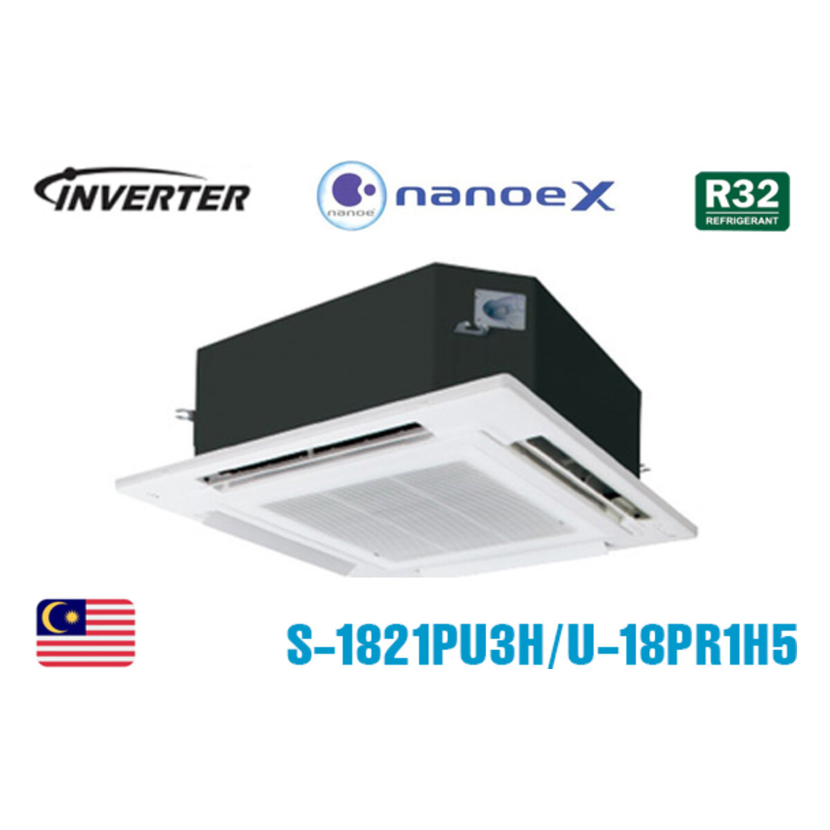 Điều hòa âm trần Panasonic Inverter 18.000 BTU 1 chiều S-1821PU3H/U-18PR1H5