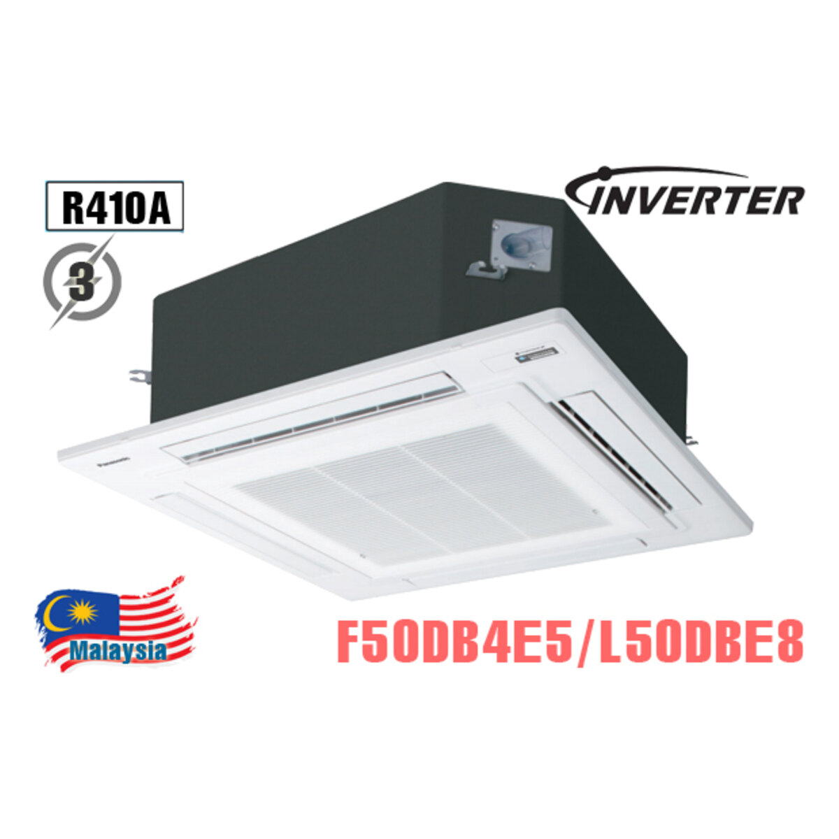 Điều hòa âm trần Panasonic Inverter 50.000 BTU 2 chiều CS-F50DB4E5/CU-L50DBE8 – ảnh 2