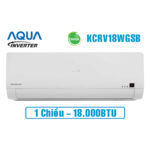 Điều hòa Aqua Inverter 18.000 BTU 1 chiều AQA-KCRV18WGSB