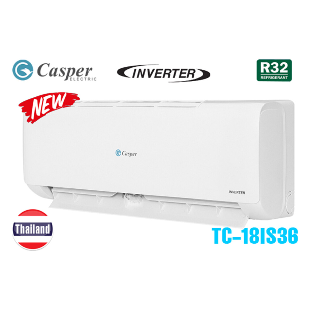 Điều hòa Casper Inverter 18.000 BTU 1 chiều TC-18IS36