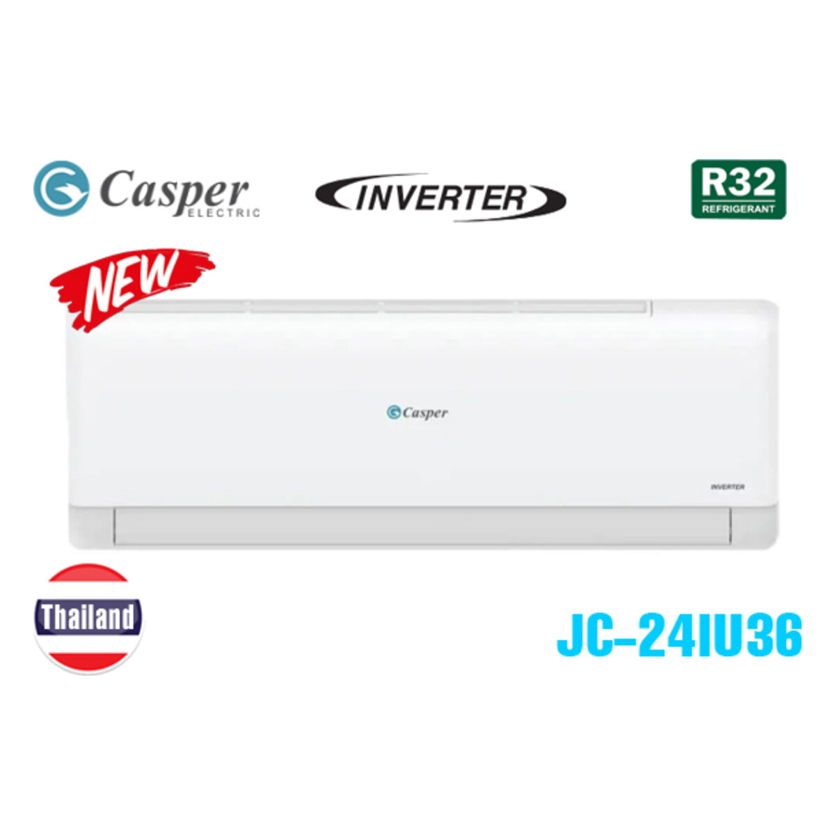 Điều hòa Casper Inverter 24.000 BTU 1 chiều JC-24IU36
