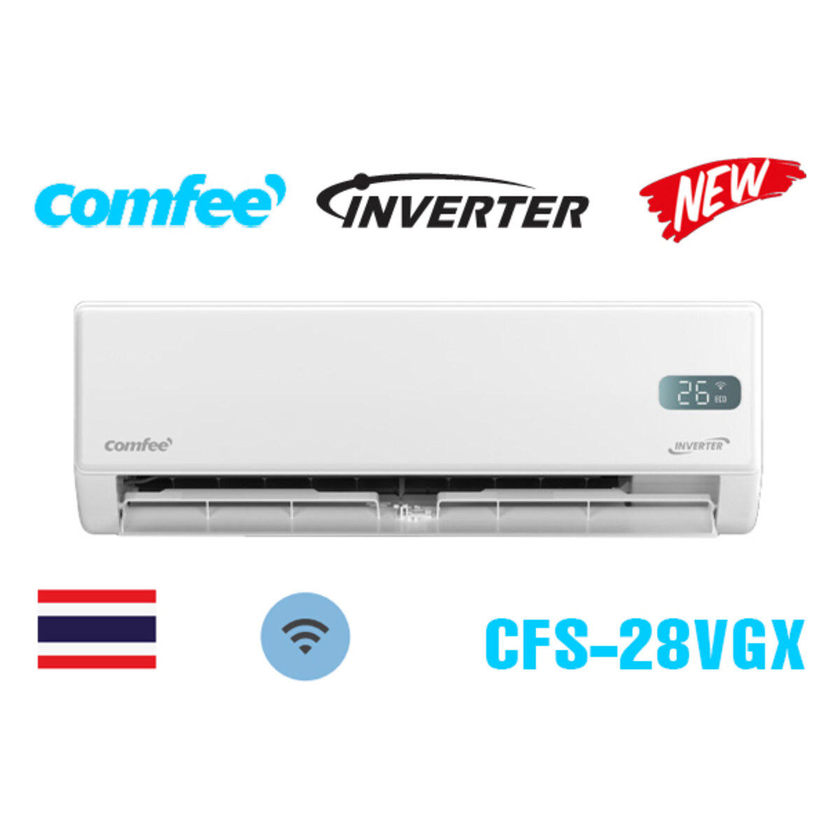 Điều hòa Comfee Inverter 28.000 BTU 1 chiều CFS-28VGX
