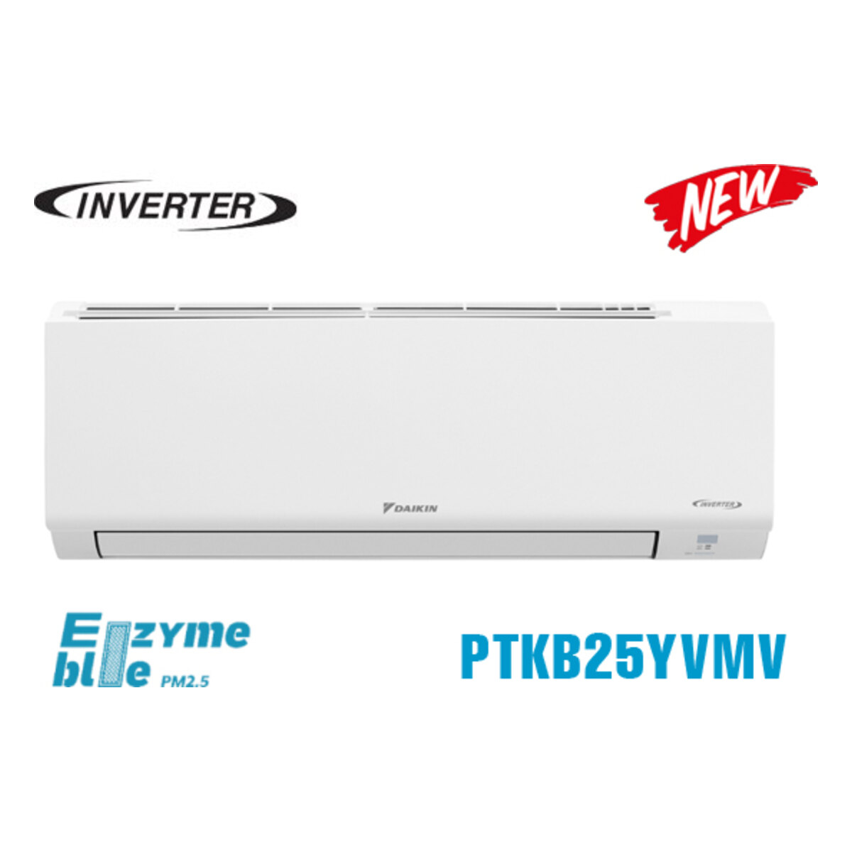Điều hòa Daikin Inverter 9.000 BTU 1 chiều PTKB25YVMV