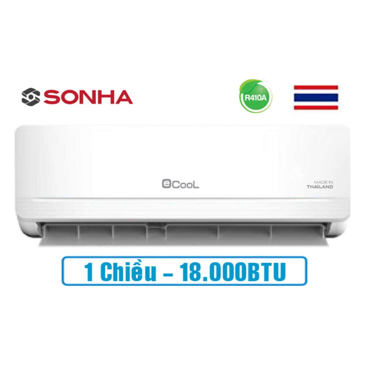 Điều hòa E-cool 18.000 BTU 1 chiều ECL-1E18ST