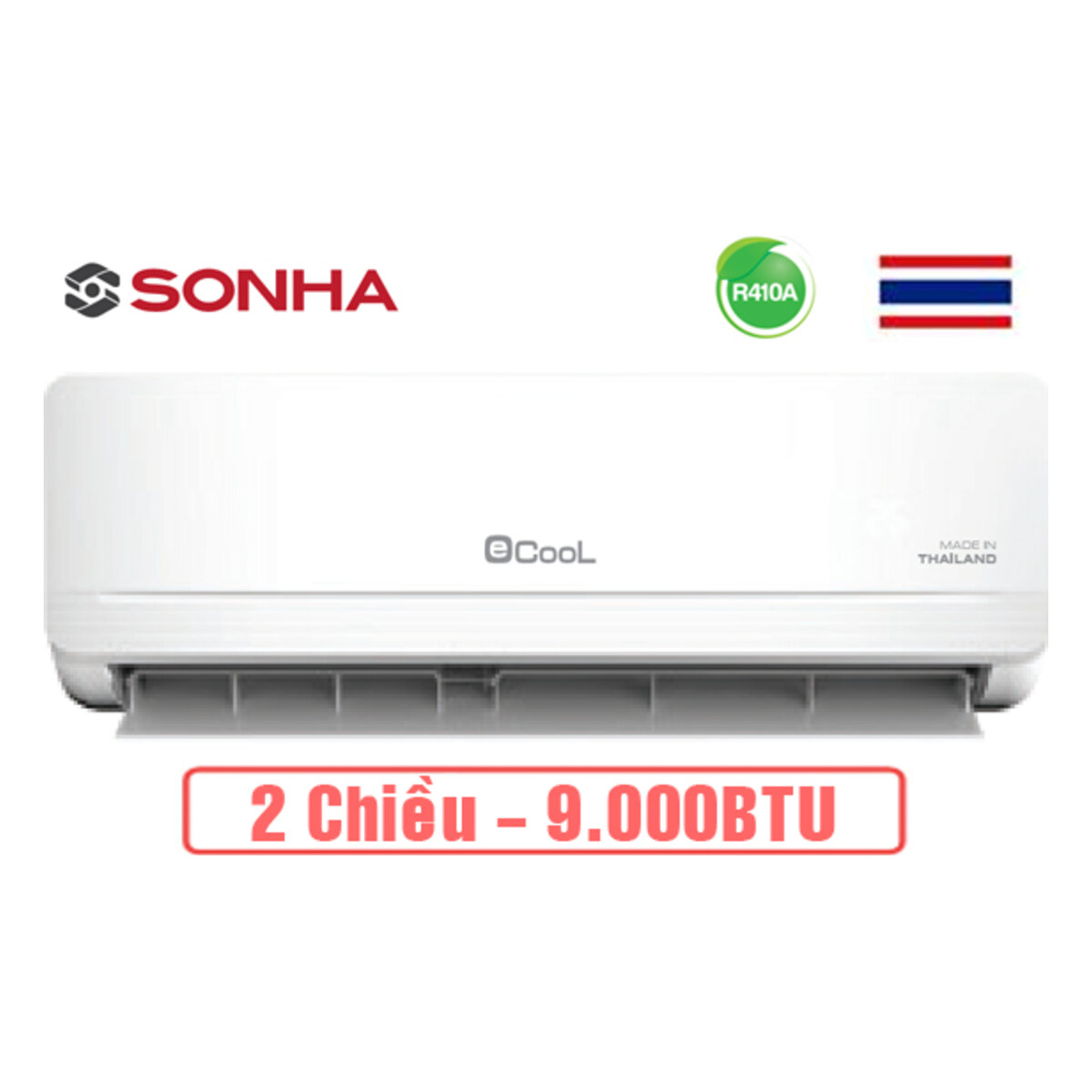 Điều hòa E-cool 9.000 BTU 2 chiều ECL-2E09ST