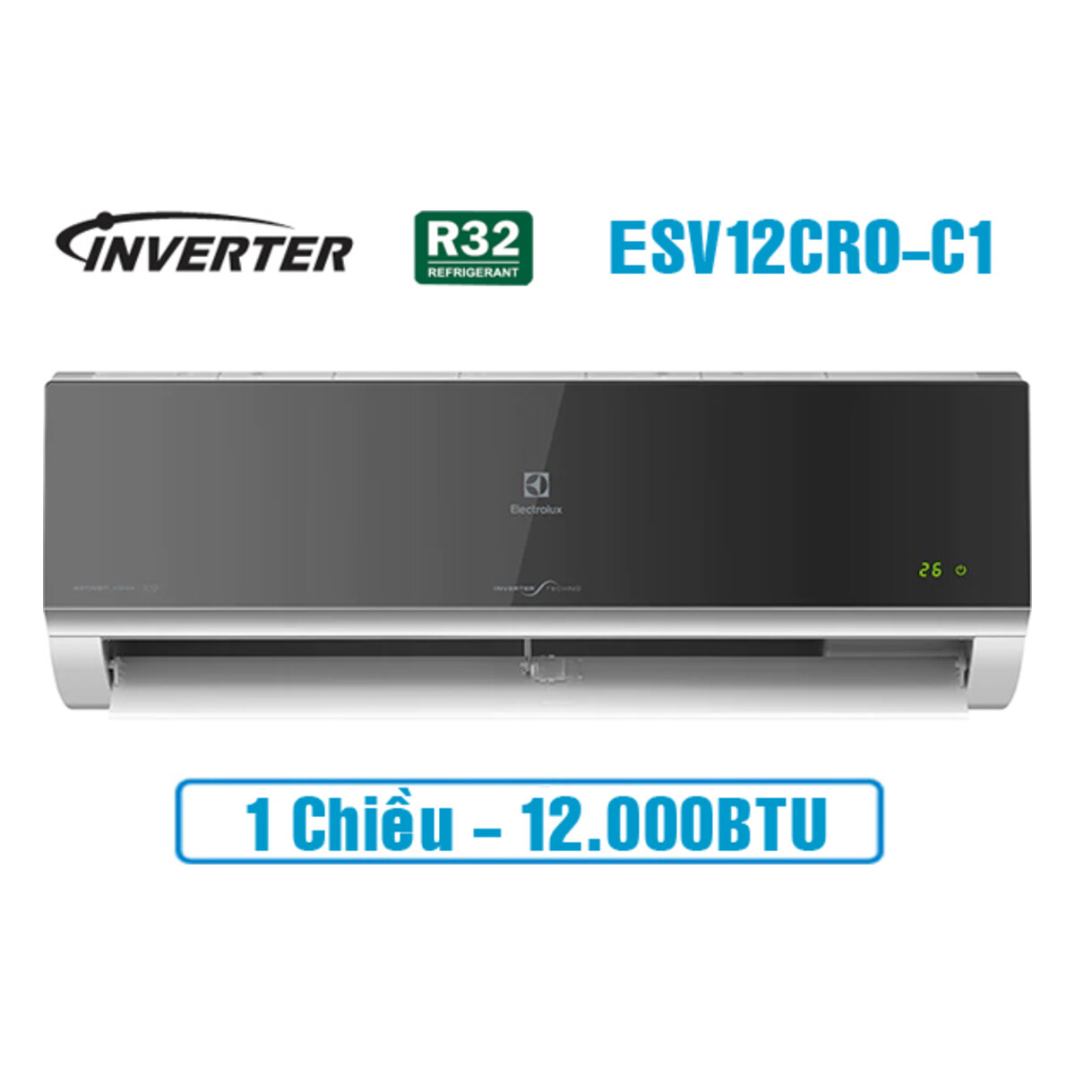 Điều hòa Electrolux Inverter 12.000 BTU 1 chiều ESV12CRO-C1