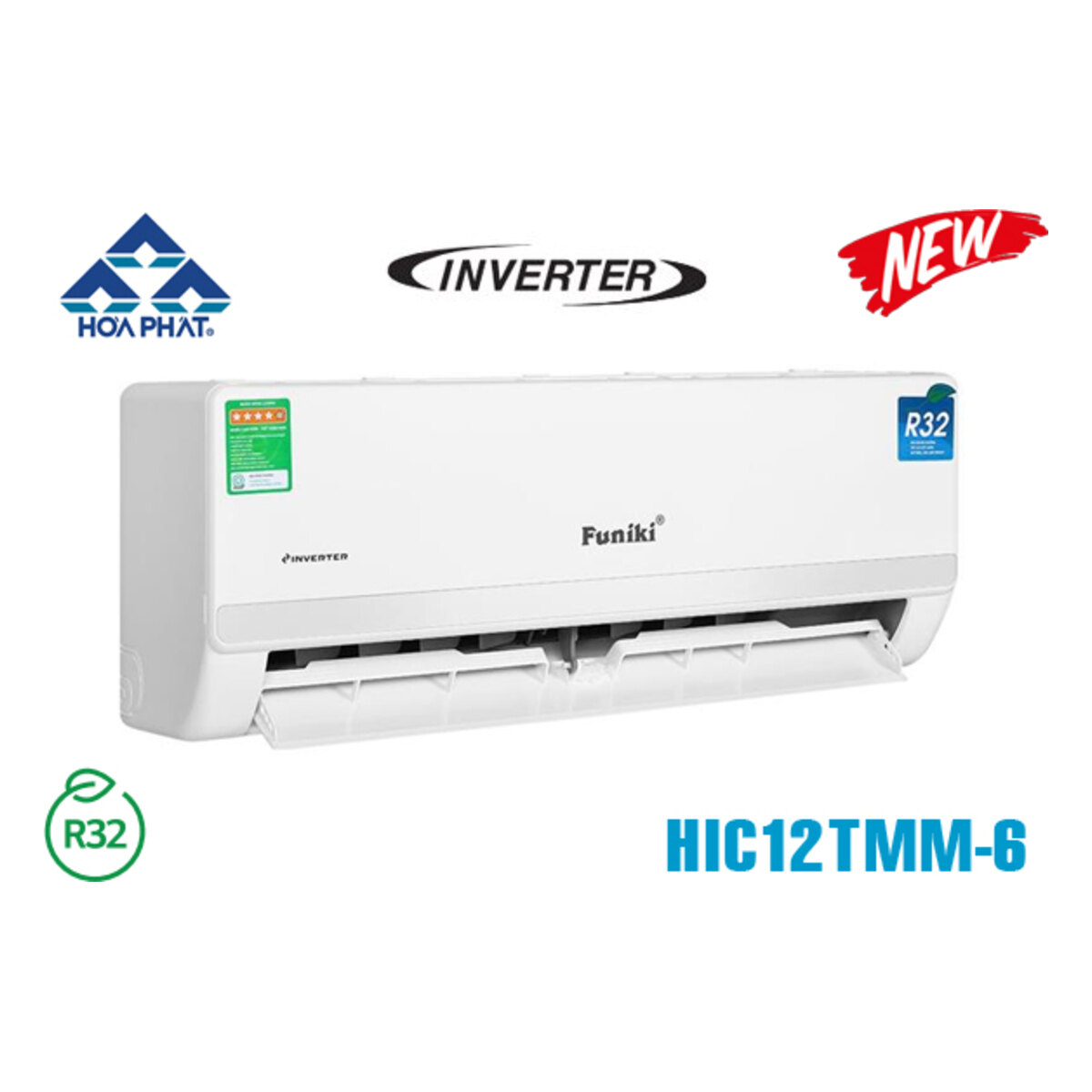 Điều hòa Funiki Inverter 12.000 BTU 1 chiều HIC12TMM-6
