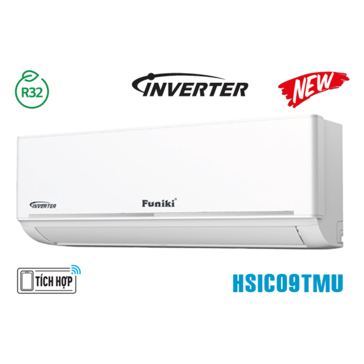 Điều hòa Funiki Inverter 9.000 BTU 1 chiều HSIC09TMU