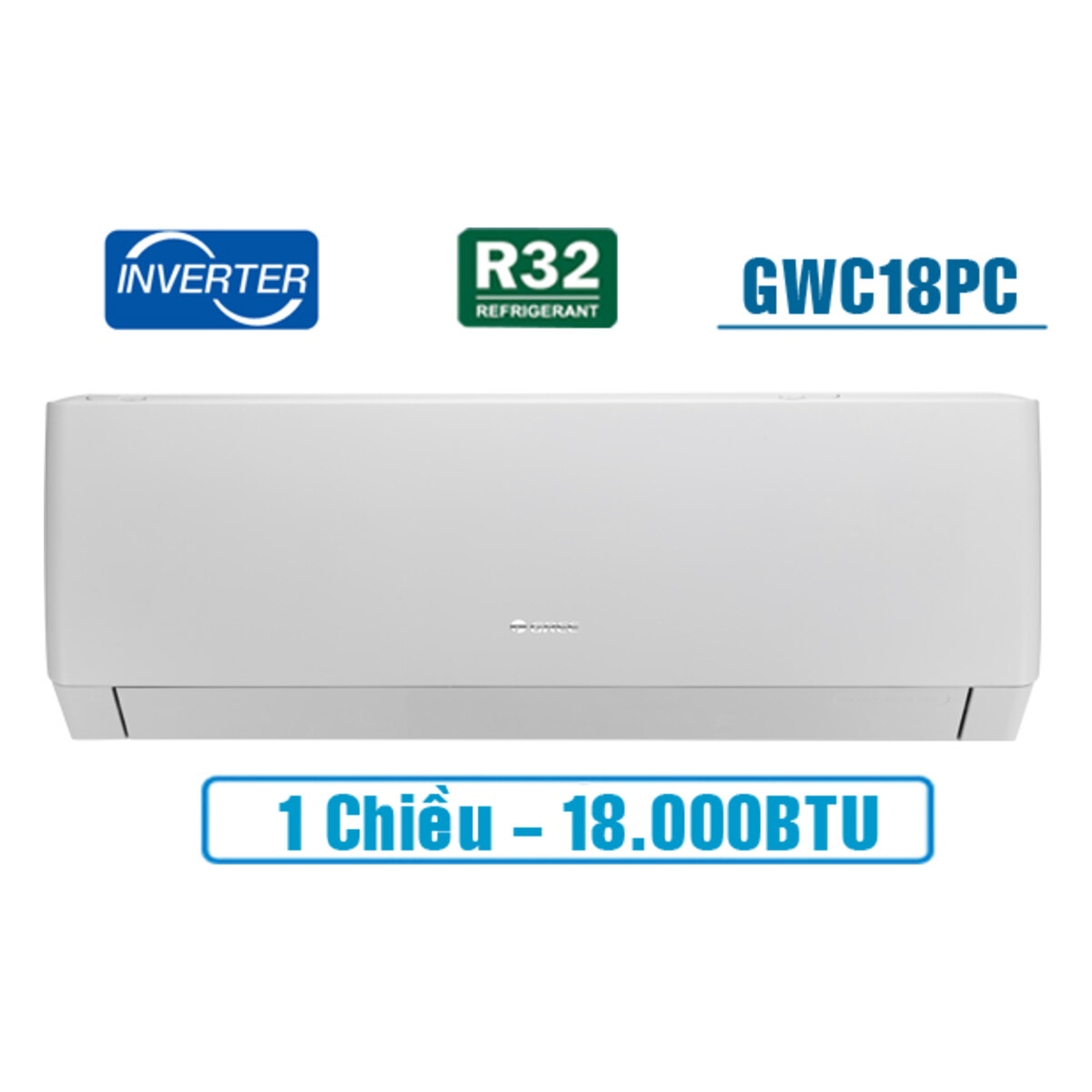 Điều hòa Gree Inverter 18.000 BTU 1 chiều GWC18PC-K3D0P4