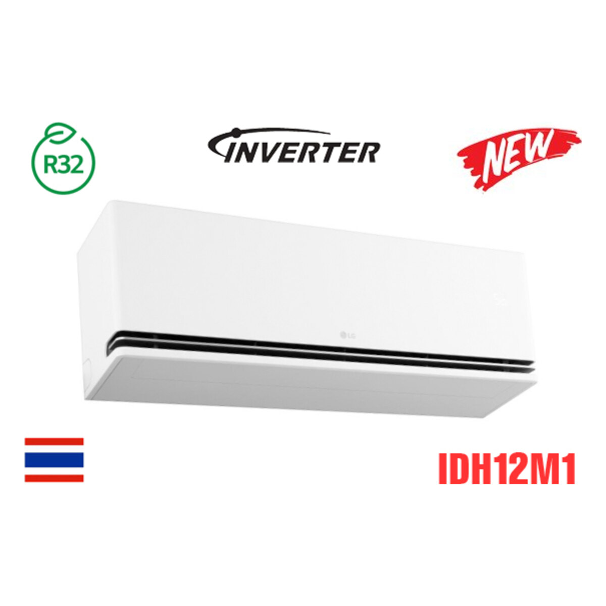Điều hòa LG Inverter 12.000 BTU 2 chiều IDH12M1