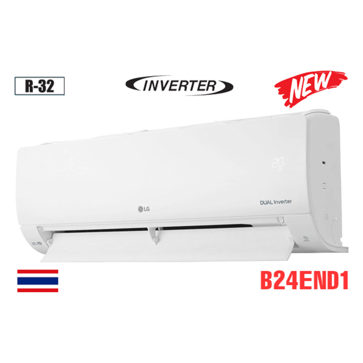 Điều hòa LG Inverter 24.000 BTU 2 chiều B24END1