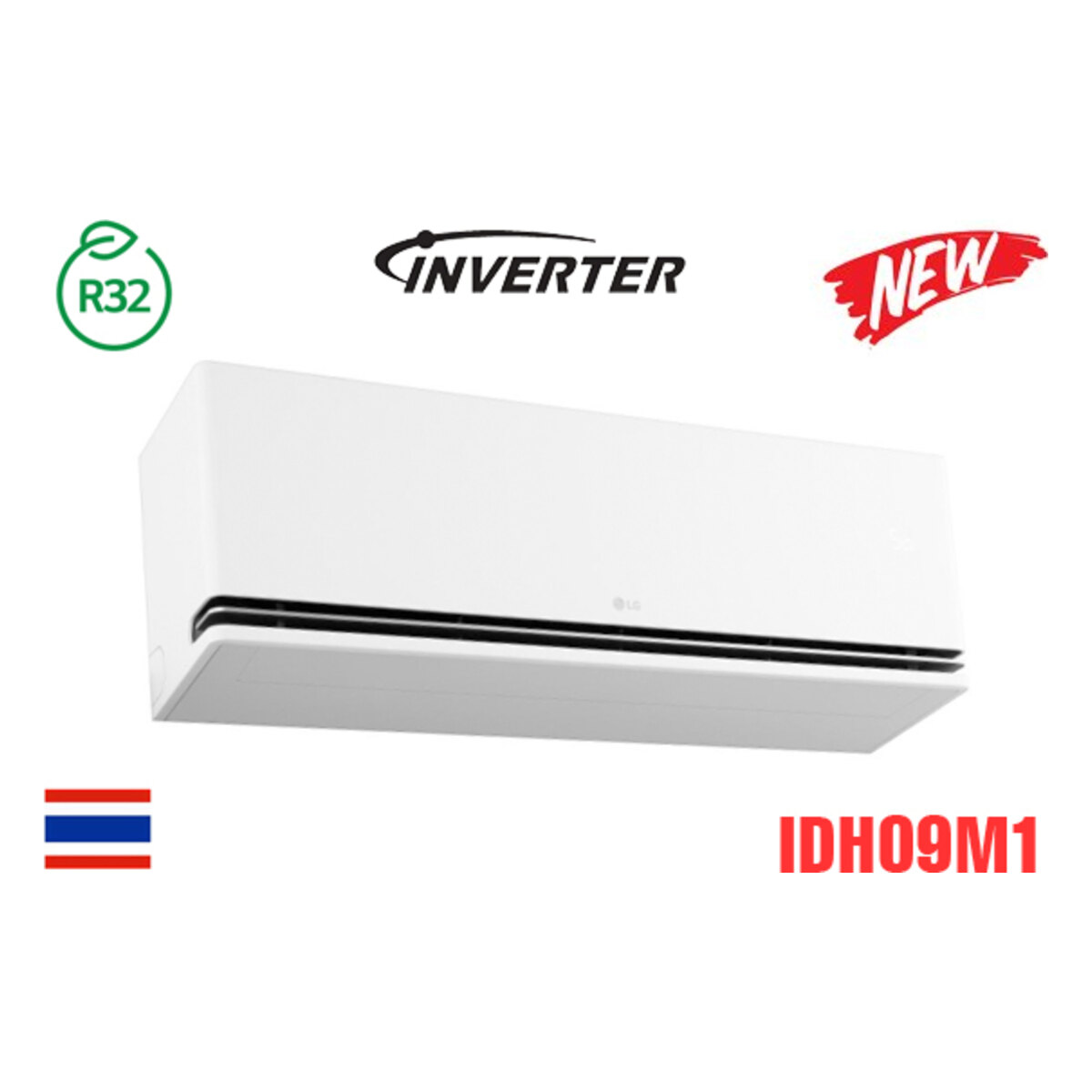 Điều hòa LG Inverter 9.000 BTU 2 chiều IDH09M1