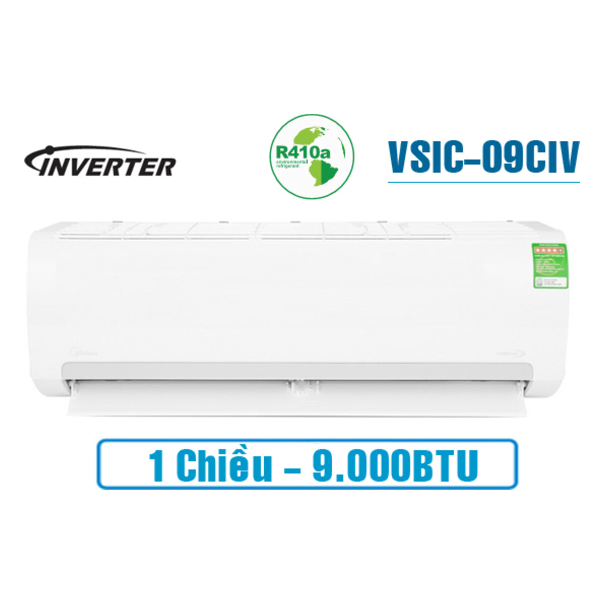 Điều hòa MDV Inverter 9.000 BTU 1 chiều MVAFA-10CRDN8