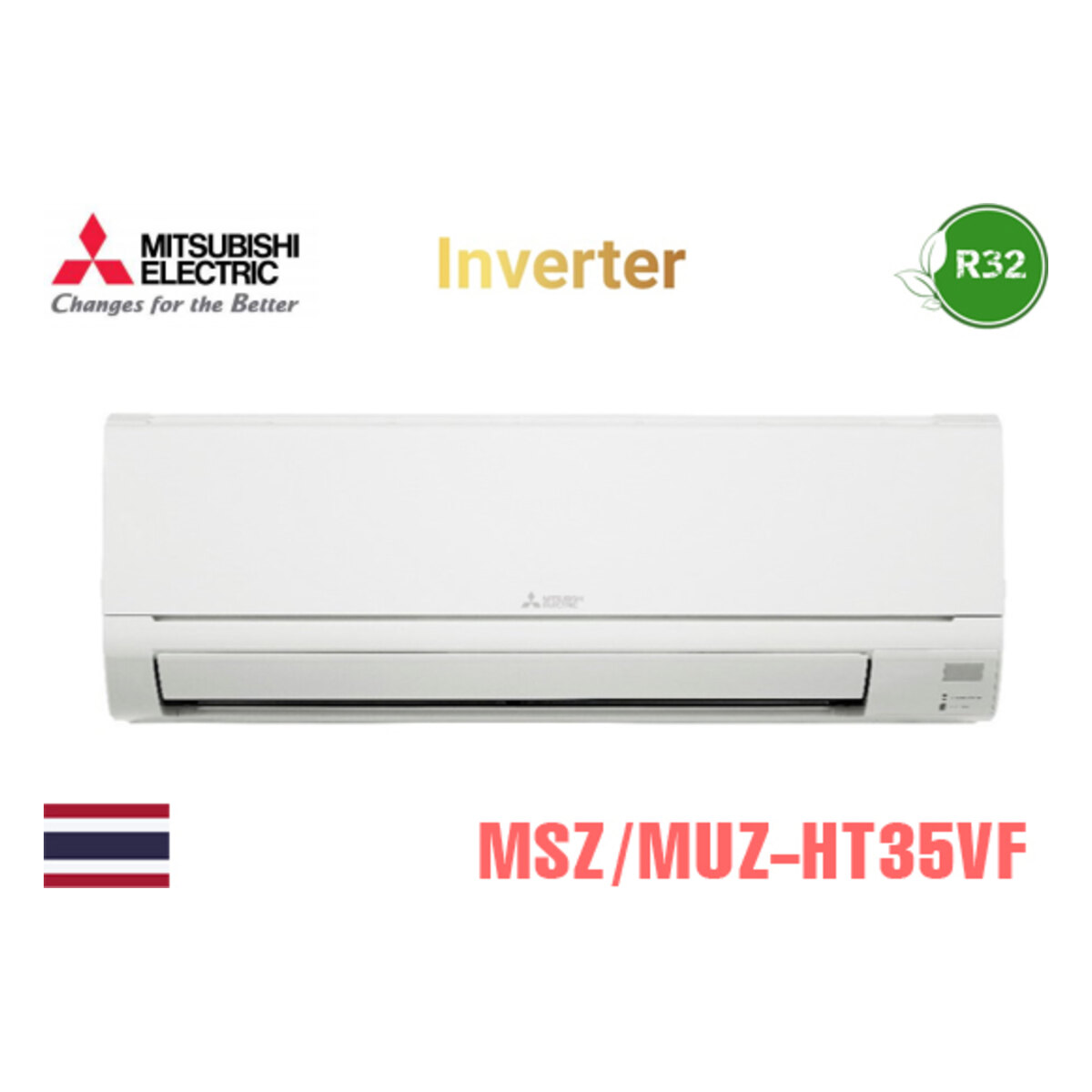 Điều hòa Mitsubishi Electric Inverter 12.000 BTU 2 chiều MSZ/MUZ-HT35VF – ảnh 2