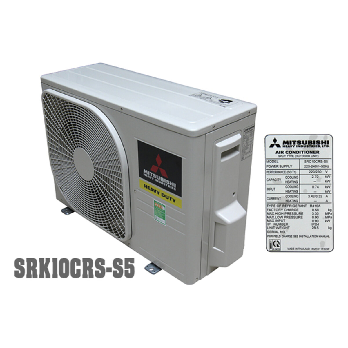 Điều hòa Mitsubishi Heavy 9.000 BTU 1 chiều SRK/SRC10CRS-S5 – ảnh 4