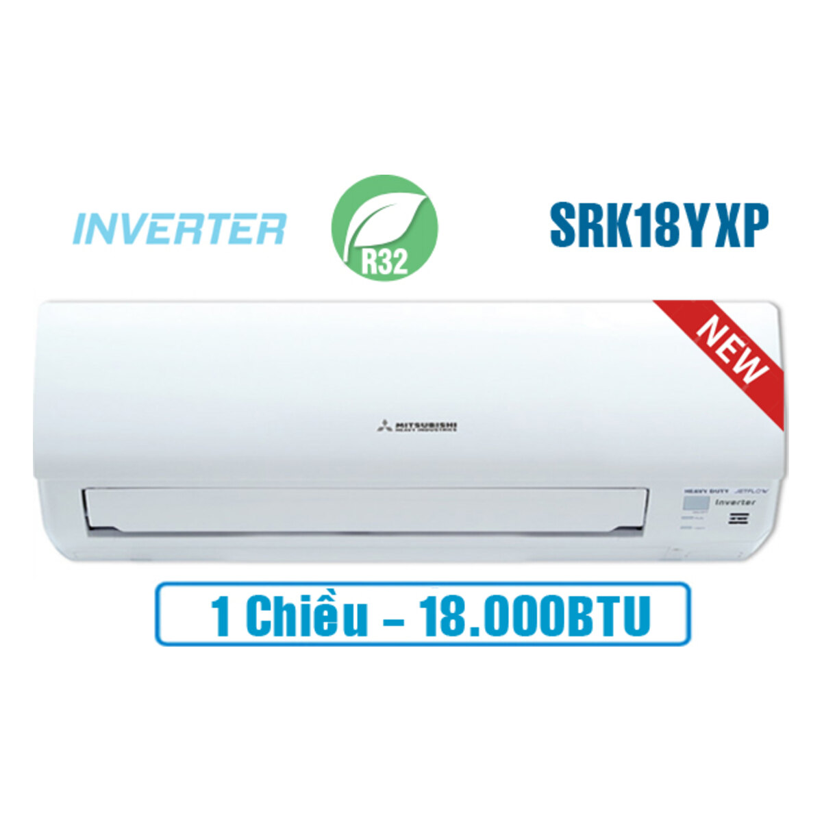 Điều hòa Mitsubishi Heavy Inverter 18.000 BTU 1 chiều SRK/SRC18YYP-W5