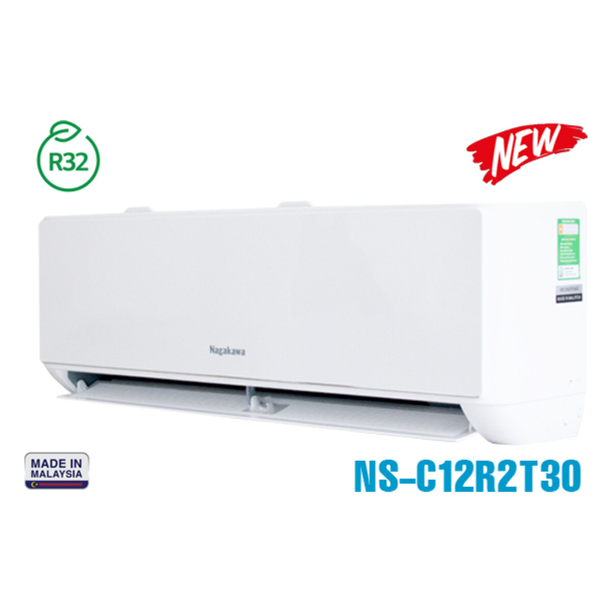 Điều hòa Nagakawa 12.000 BTU 1 chiều NS-C12R2T30 – ảnh 2