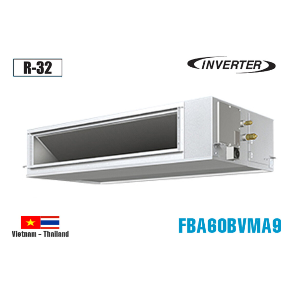 Điều hòa nối ống gió Daikin Inverter 21.000 BTU 1 chiều FBA60BVMA9/RZF60DVM