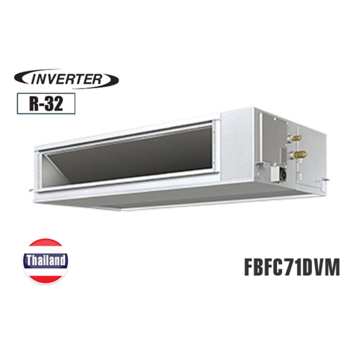 Điều hòa nối ống gió Daikin Inverter 24.000 BTU 1 chiều FBFC71DVM