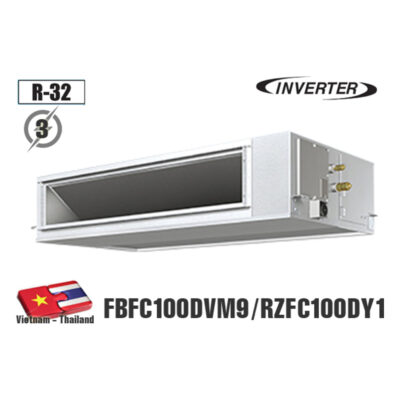 Điều hòa nối ống gió Daikin Inverter 36.000 BTU 1 chiều FBFC100DVM9/RZFC100EY1