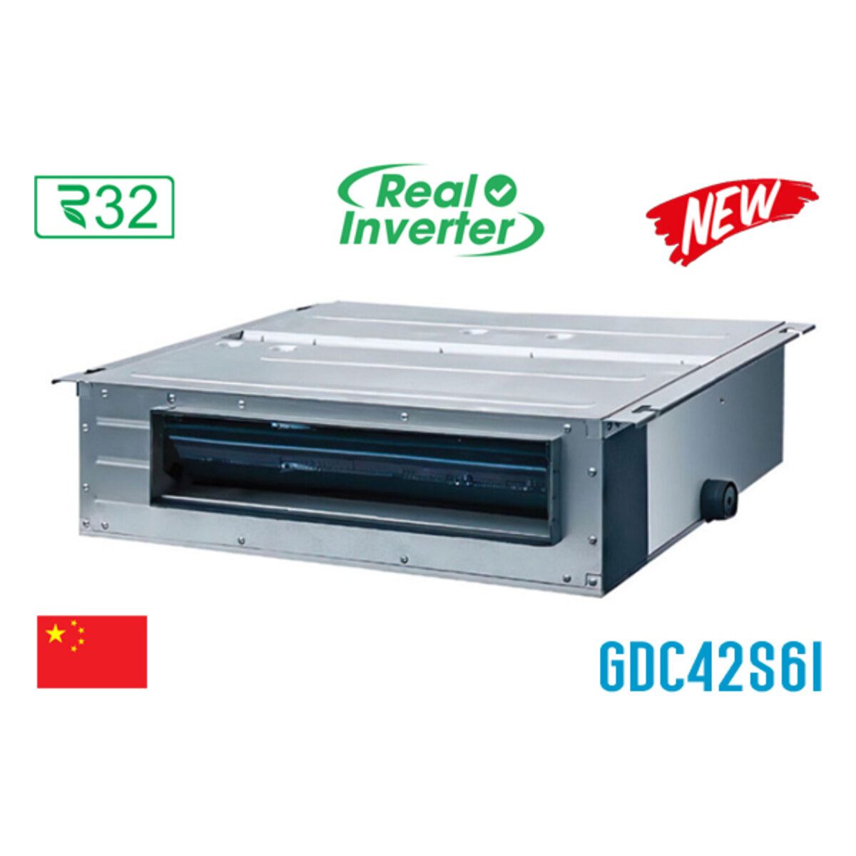 Điều hòa nối ống gió Gree Inverter 42.000 BTU 1 chiều GDC42S6I