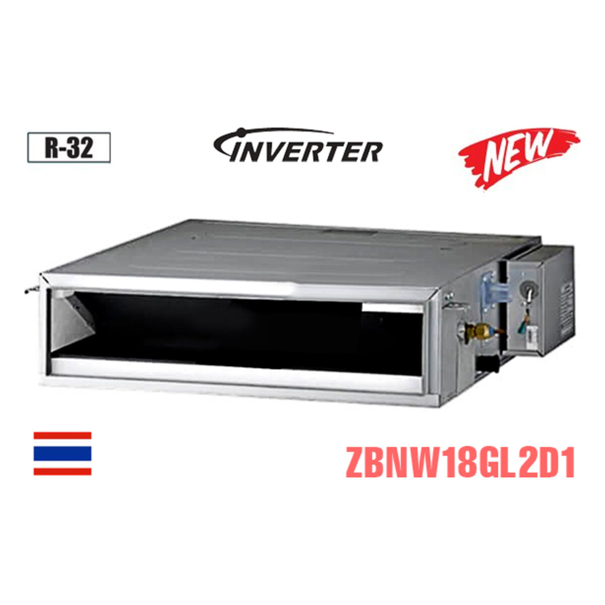 Điều hòa nối ống gió LG 18.000 BTU 2 chiều ZBNW18GL2D1/ZUUW18GV1