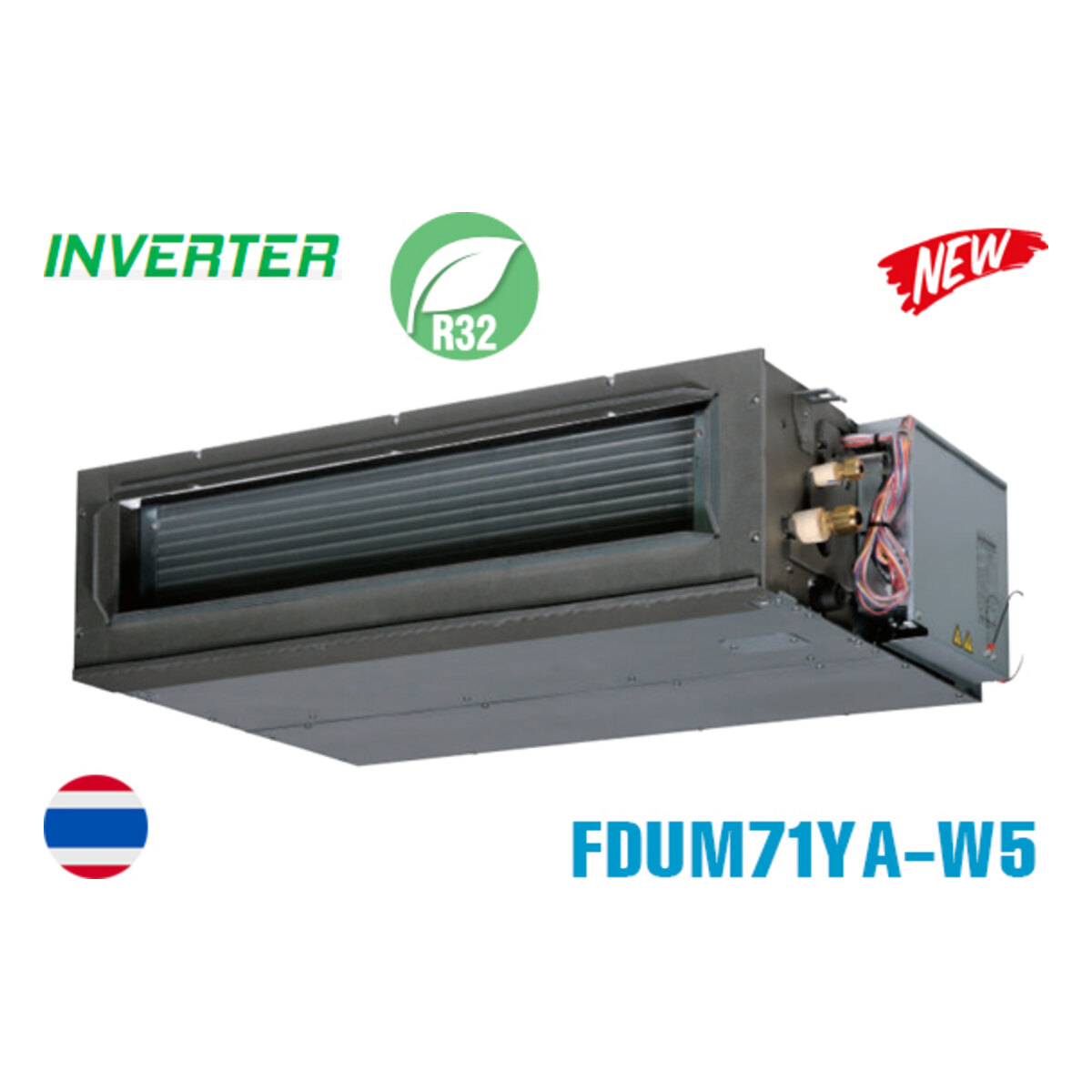 Điều hòa nối ống gió Mitsubishi Heavy Inverter 22.000 BTU 1 chiều FDUM70YA-W5/FDC70YNA-W5