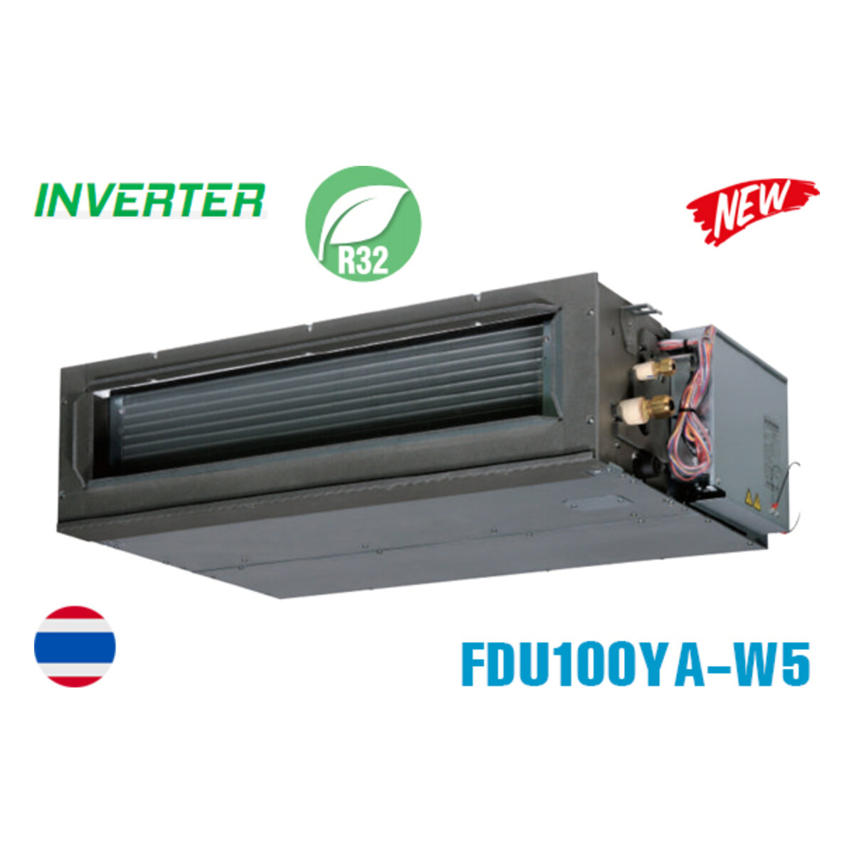 Điều hòa nối ống gió Mitsubishi Heavy Inverter 34.000 BTU 1 chiều FDU100YA-W5/FDC100YNA-W5