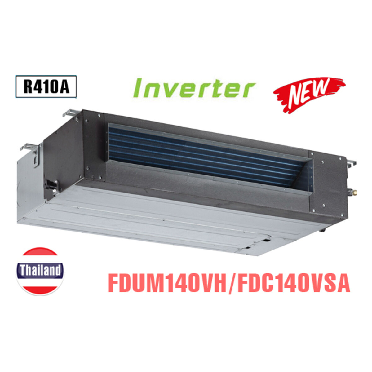 Điều hòa nối ống gió Mitsubishi Heavy Inverter 50.000 BTU 2 chiều FDUM140VH/FDC140VSA-W – ảnh 2