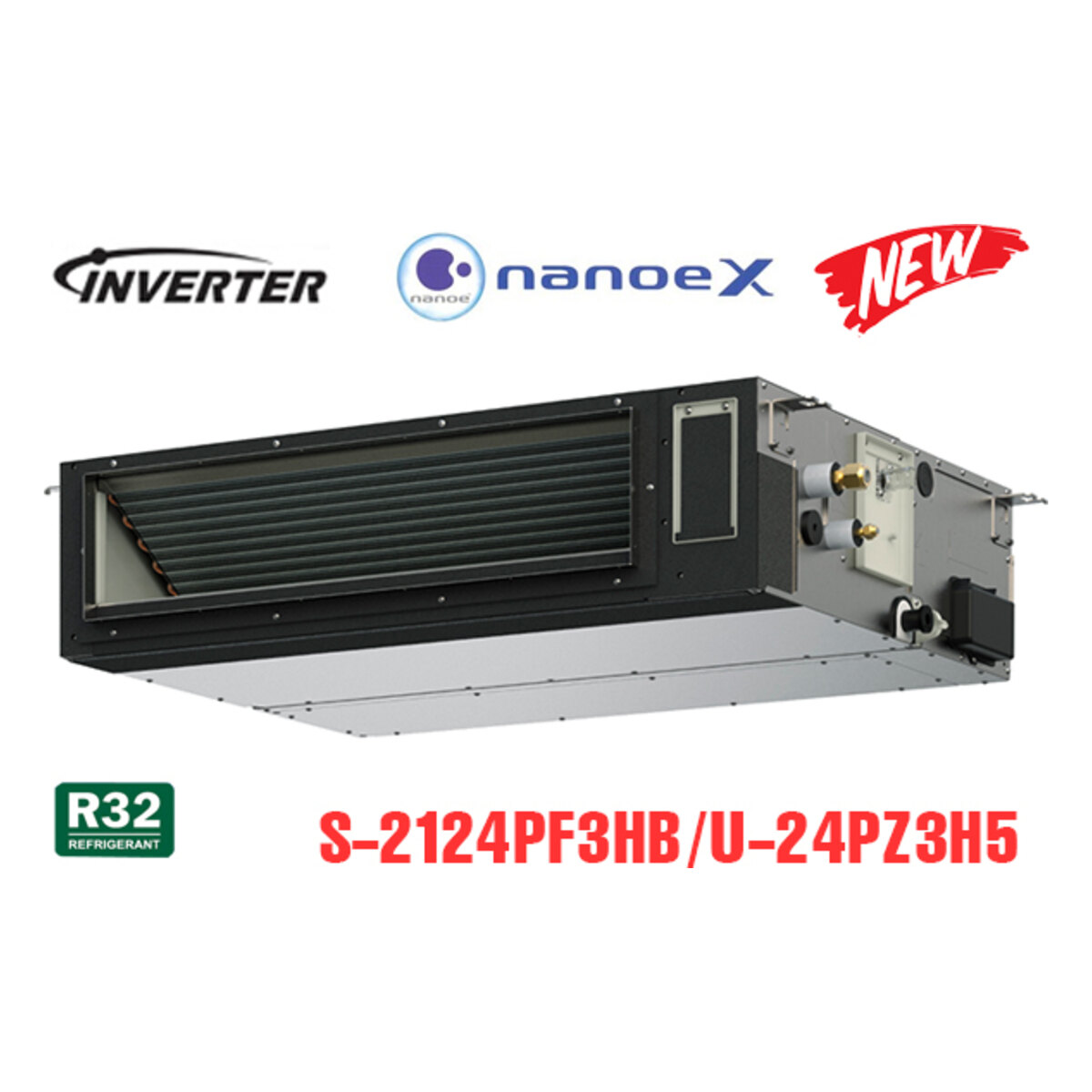 Điều hòa nối ống gió Panasonic Inverter 24.000 BTU 2 chiều S-2124PF3HB/U-24PZ3H5
