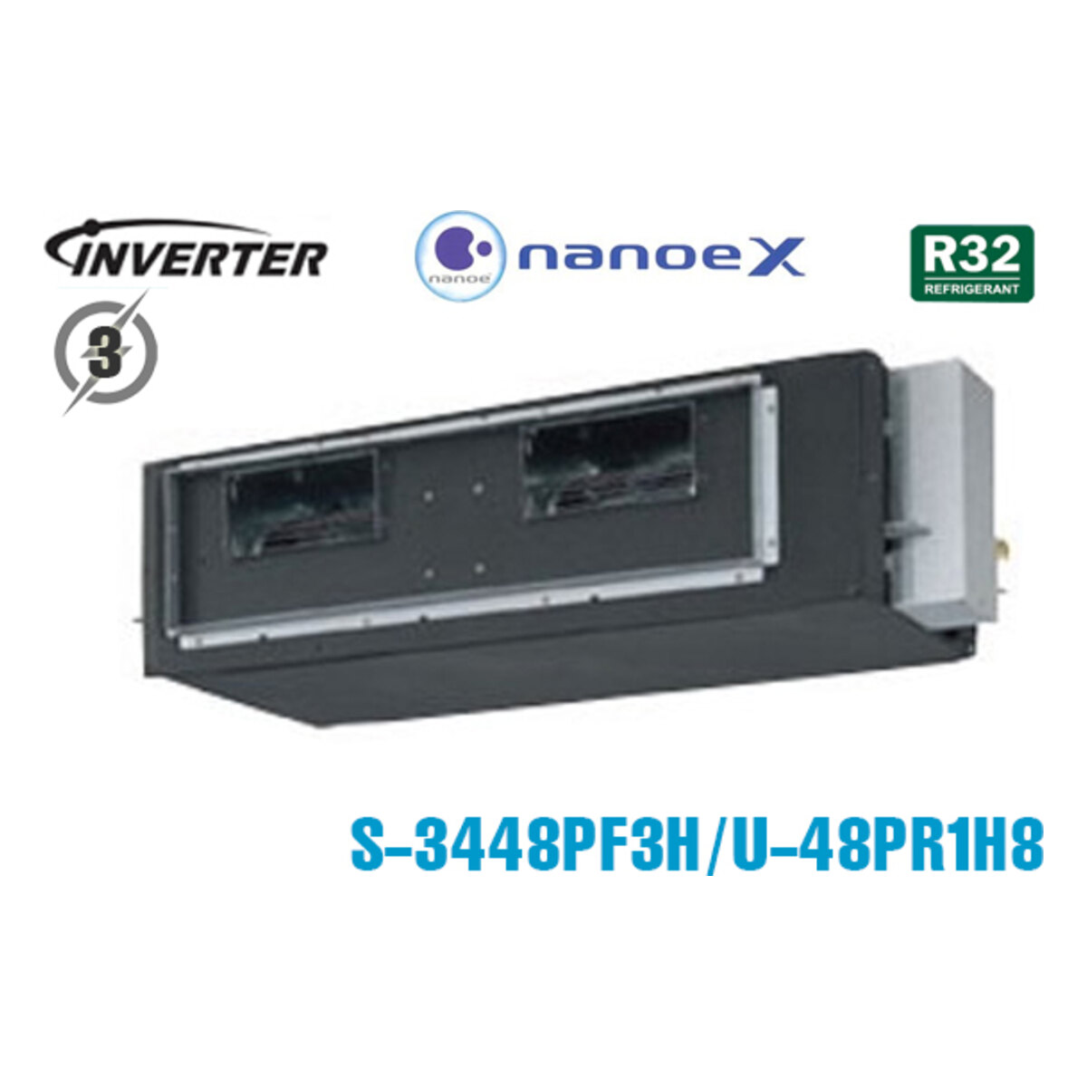 Điều hòa nối ống gió Panasonic Inverter 48.000 BTU 1 chiều S-3448PF3H/U-48PR1H8