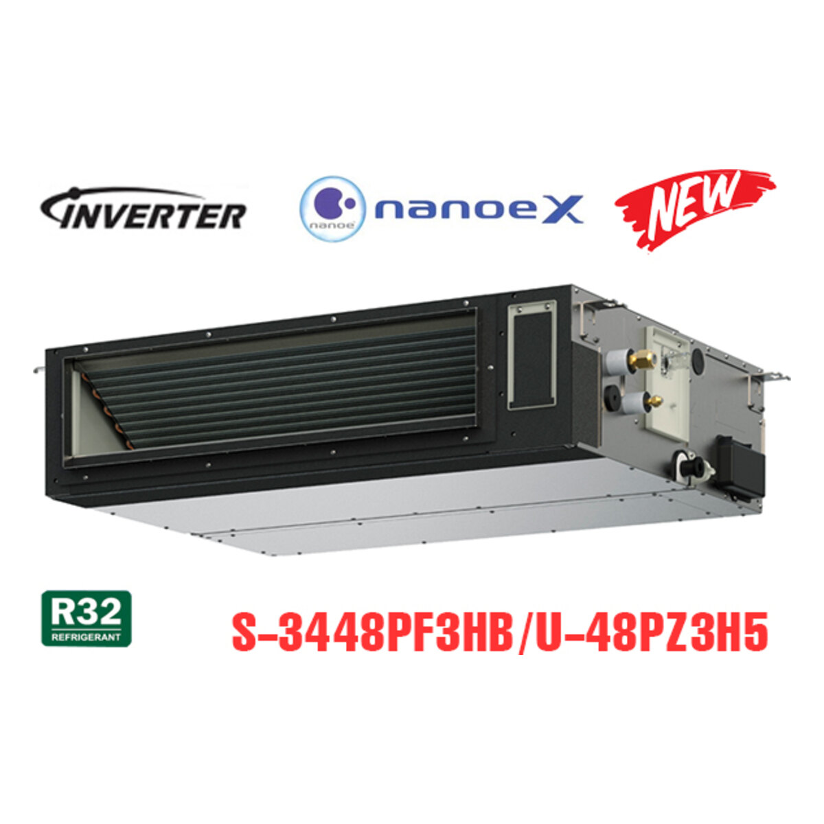 Điều hòa nối ống gió Panasonic Inverter 48.000 BTU 2 chiều S-3448PF3HB/U-48PZ3H5
