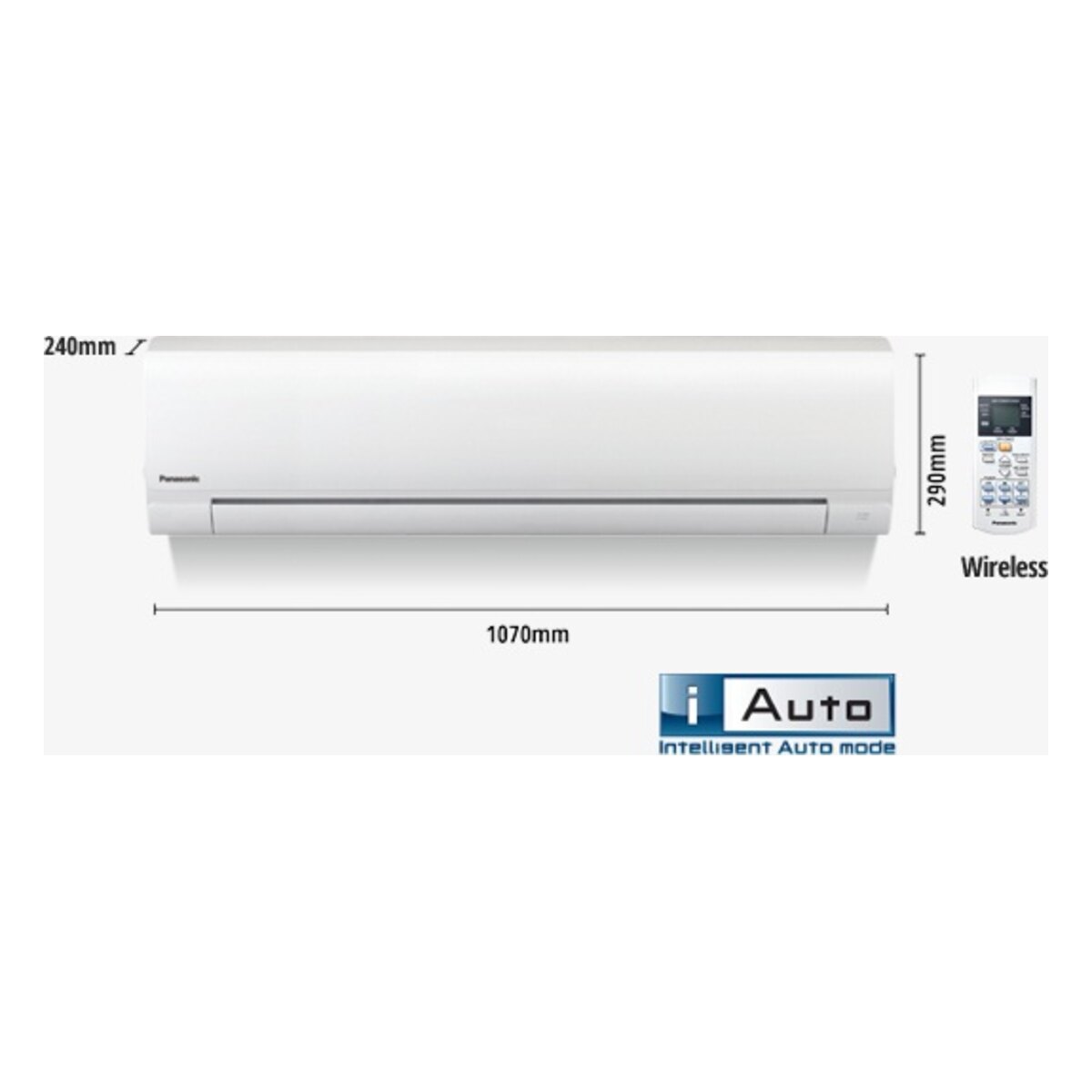 Điều hòa Panasonic 28.000 BTU 1 chiều KC28QKH-8