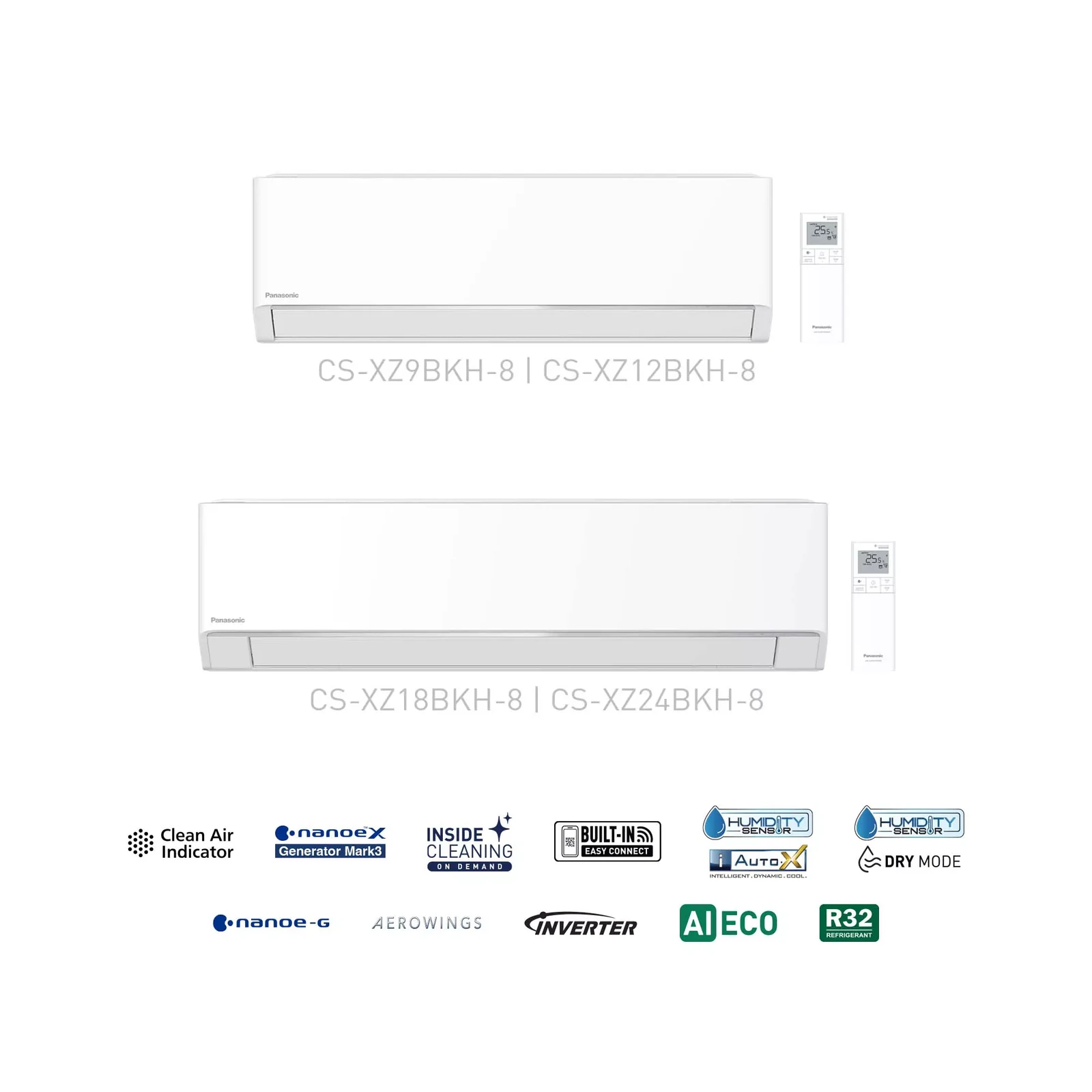 Điều hòa Panasonic Inverter 24.000 BTU 2 chiều XZ24BKH-8 – ảnh 3