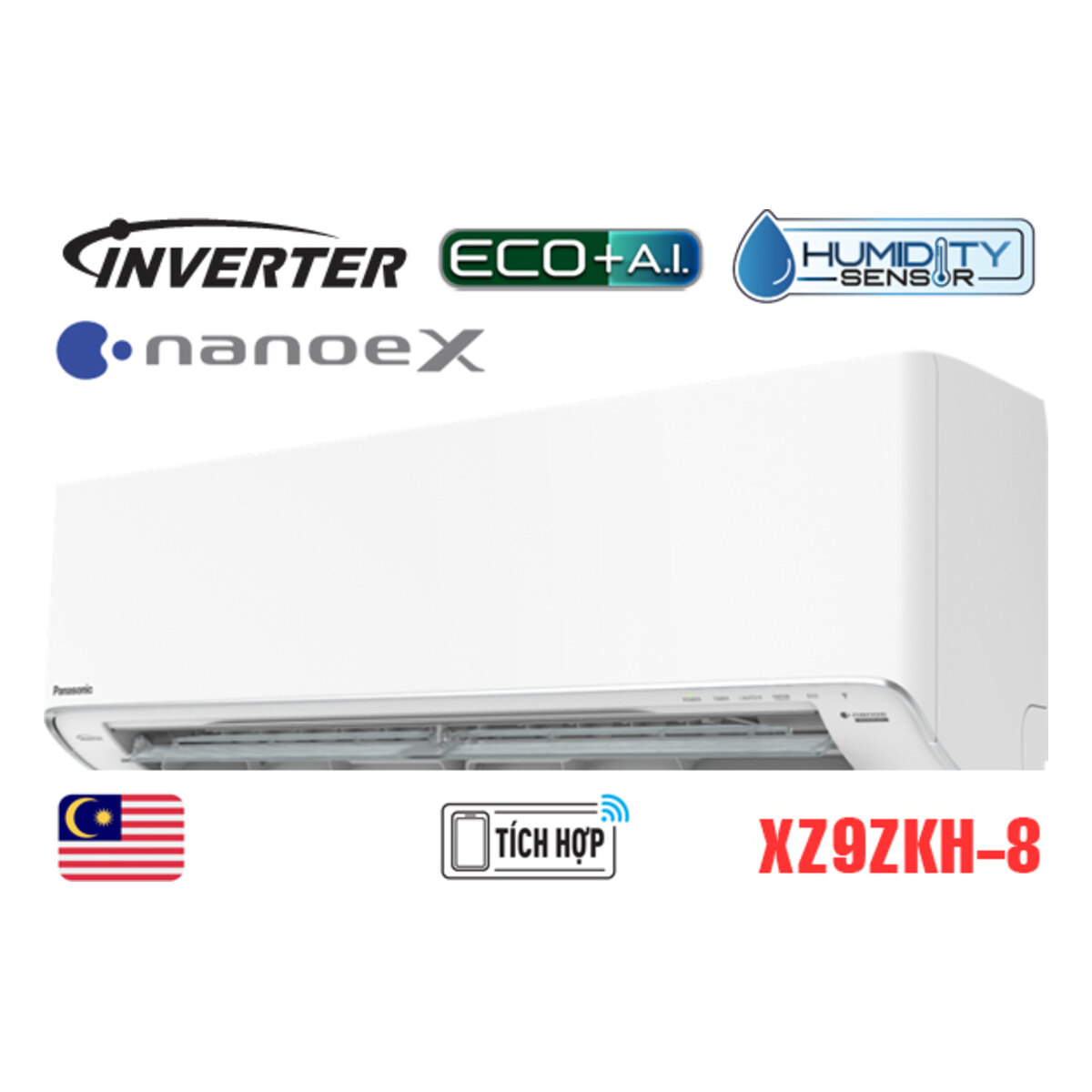 Điều hòa Panasonic Inverter 9.000 BTU 2 chiều XZ9ZKH-8