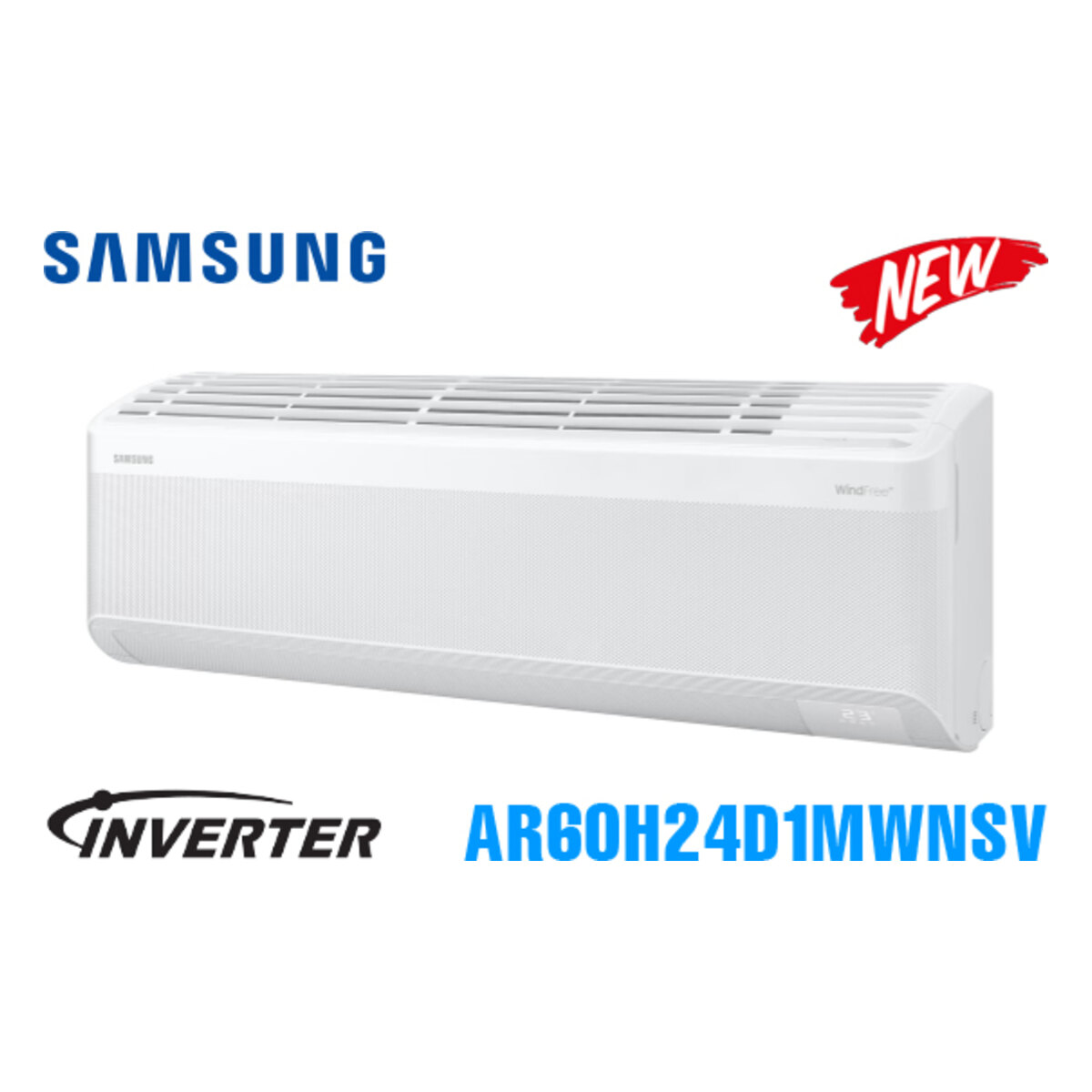 Điều hòa Samsung Inverter 24.000 BTU 1 chiều AR60H24D1MWNSV