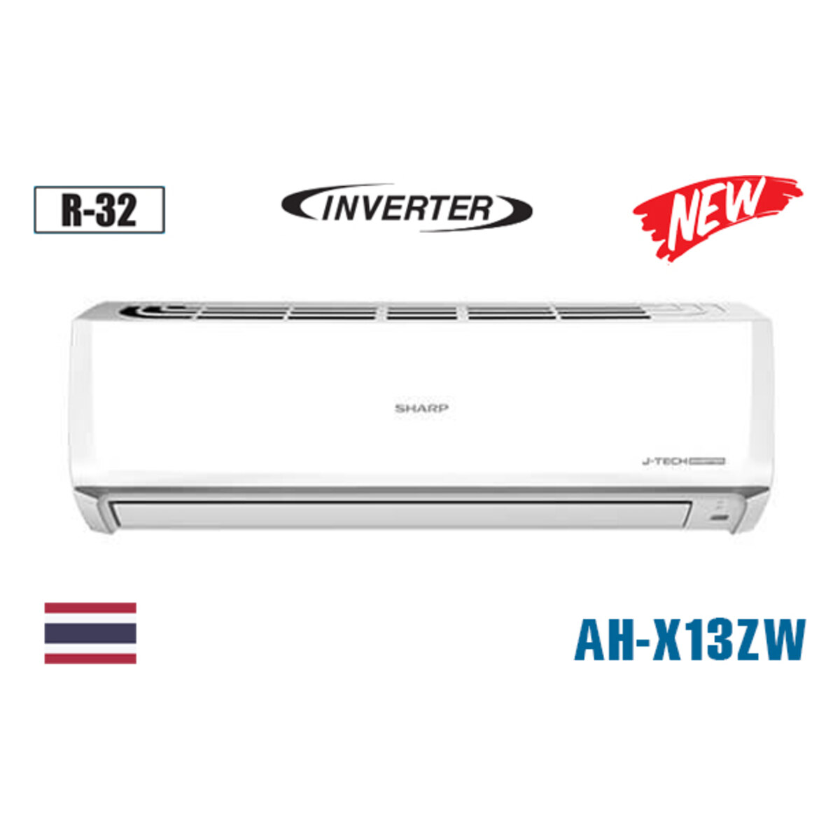 Điều hòa Sharp Inverter 12.000 BTU 1 chiều AH-X13DEW