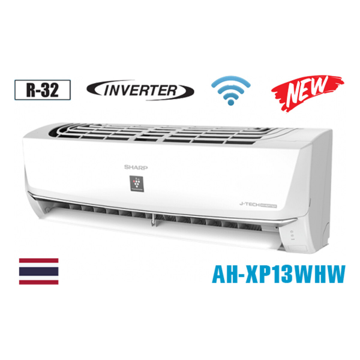 Điều hòa Sharp Inverter 12.000 BTU 1 chiều AH-XP13WHW