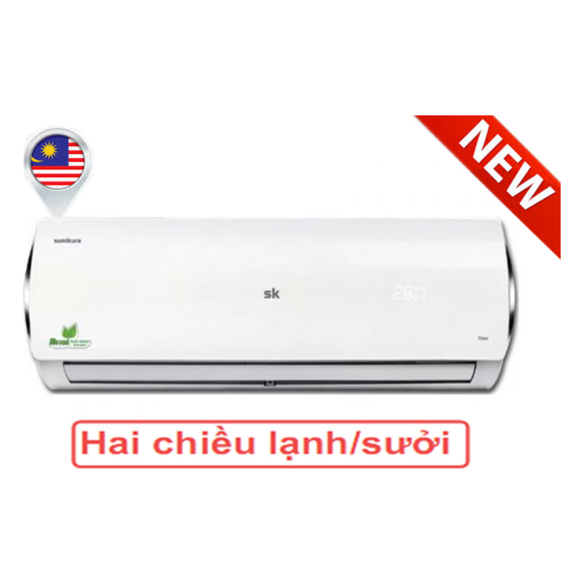 Điều hòa Sumikura 28.000 BTU 2 chiều APS/APO-H280