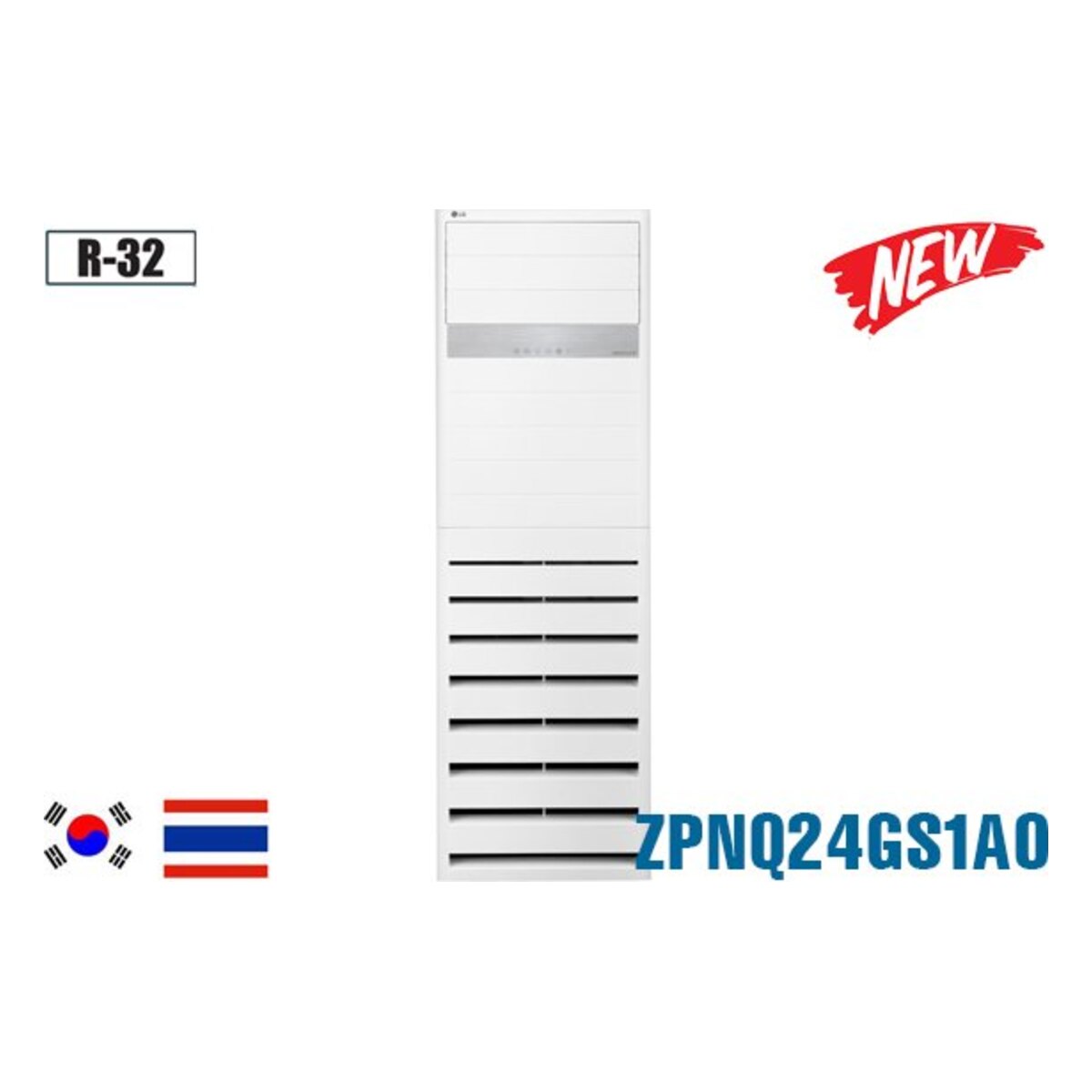 Điều hòa tủ đứng LG Inverter 24.000 BTU 1 chiều ZPNQ24GS1A0